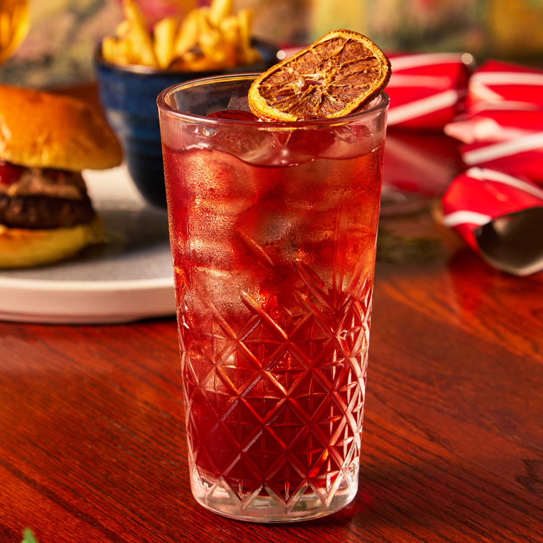 Christmas drinks menu at Walkabout