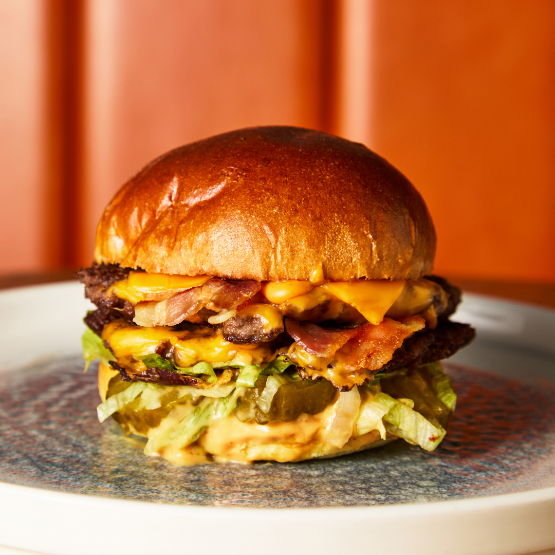 Vegan Smash Burger at Social Pub & Kitchen