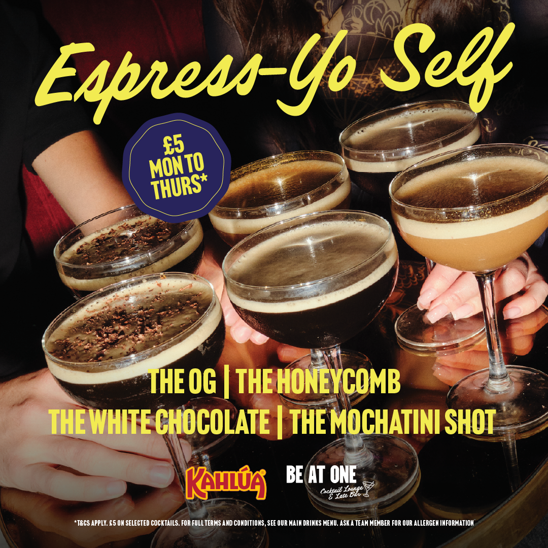 £5 midweek Espresso Martinis