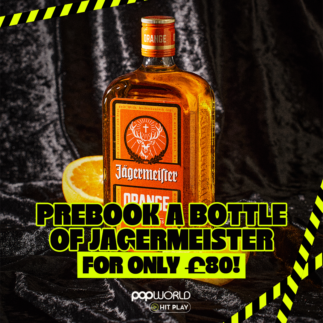 Pre-book a bottle of Jägermeister for £80