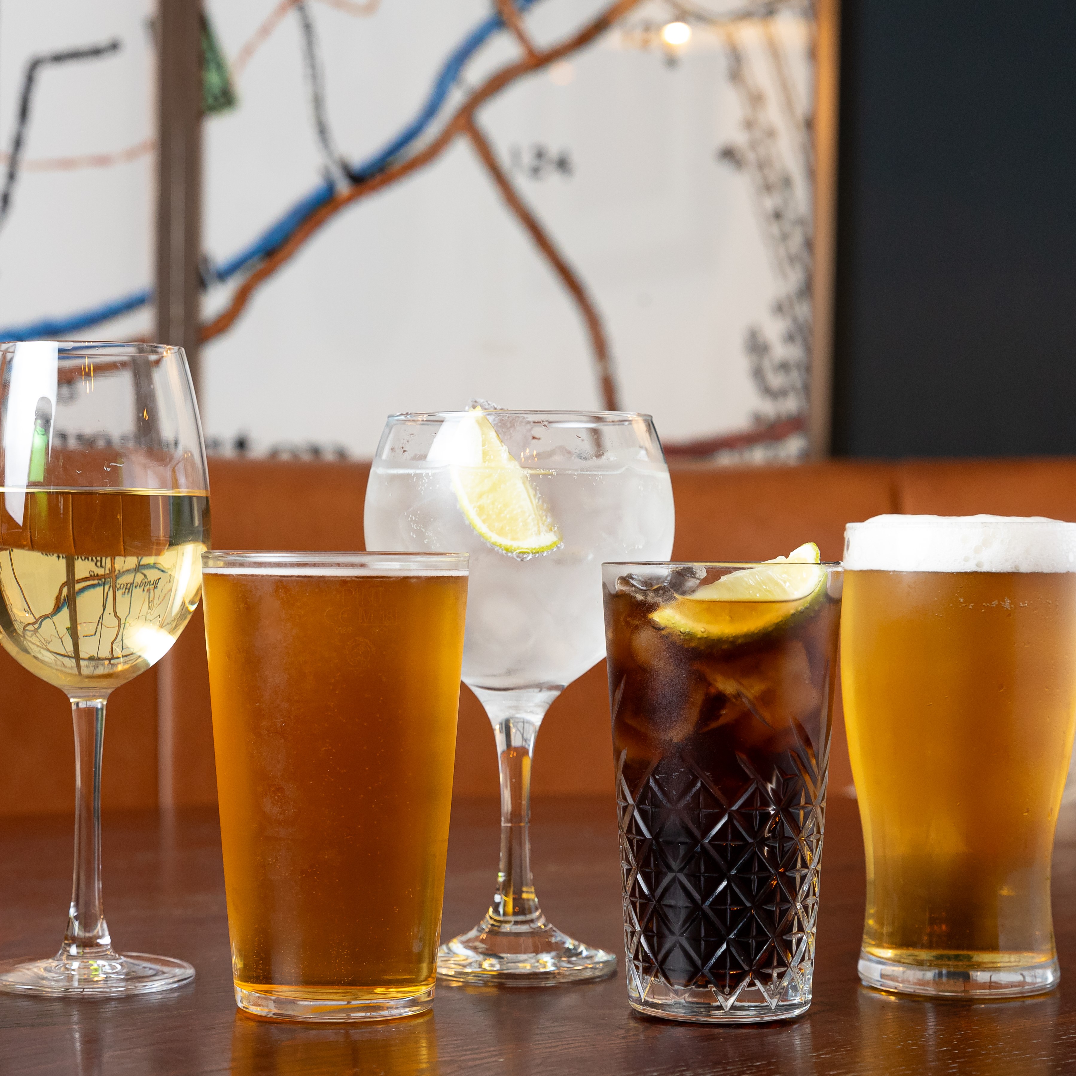 Drinks at Plough Ipswich pub