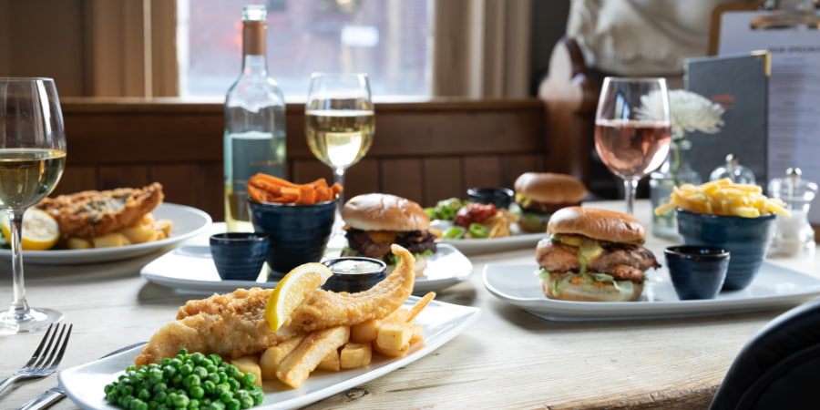 Food and Drink menus at Tattershall Castle Whitehall pub in Westminster