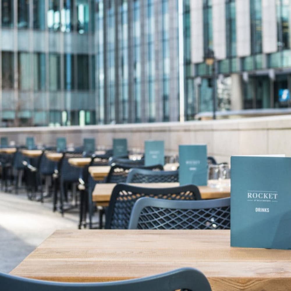 Private Hire in Canary Wharf, London | Rocket - Roof Terrace