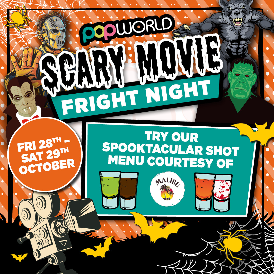 Spooktacular Popworld Shot Mini Menu