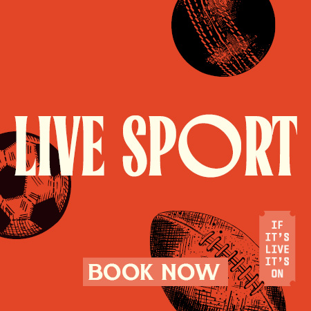 Live Sport - Book Now