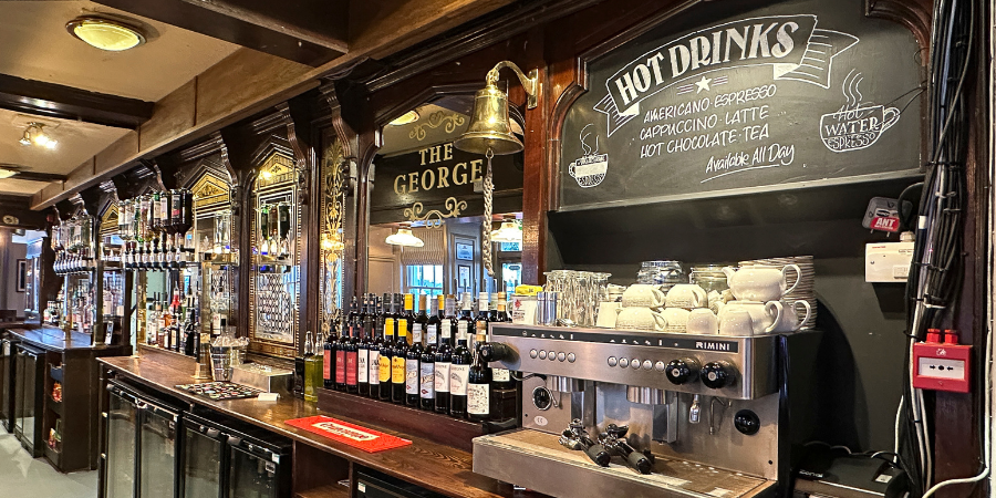 Interior of George London