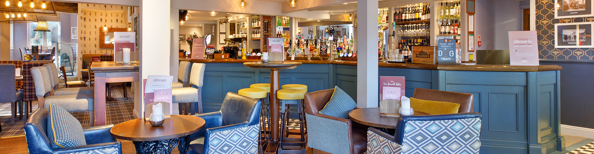The Horns Inn Pubs in Ferndown serving traditional pub food