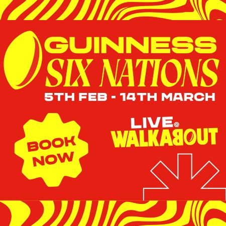 Watch Six Nations live at Walkabout Blackpool