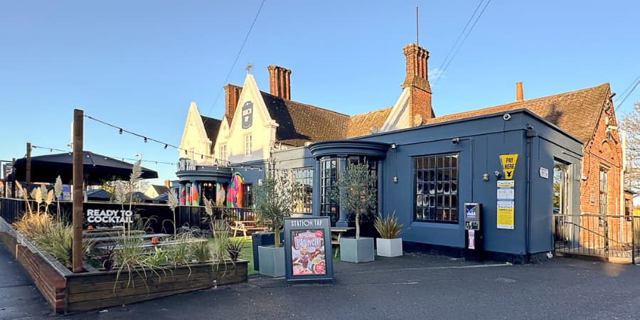 Exterior of The Station Tap Wokingham