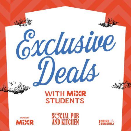 Student offers at Social Pub & Kitchen