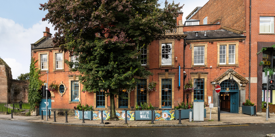 Exterior of Off The Wall Chester