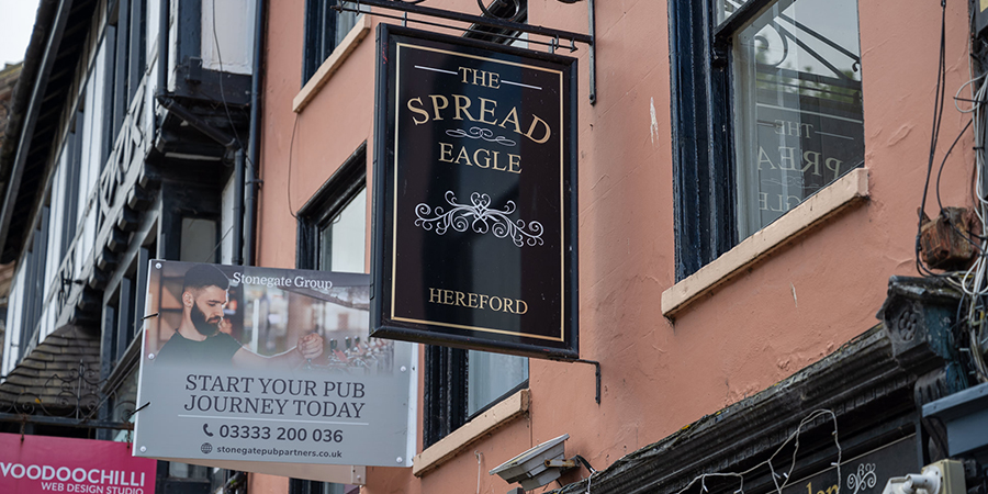 Spread Eagle Hereford Pub in Hereford