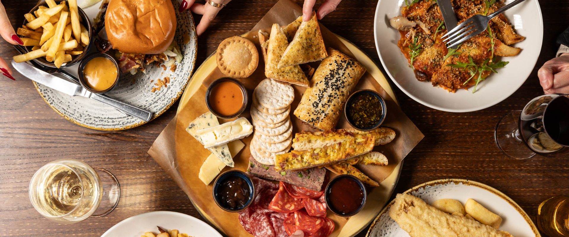 Pubsmiths - selection of dishes