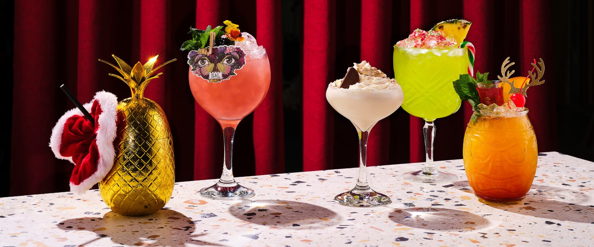 Festive cocktails at Missoula Glasgow