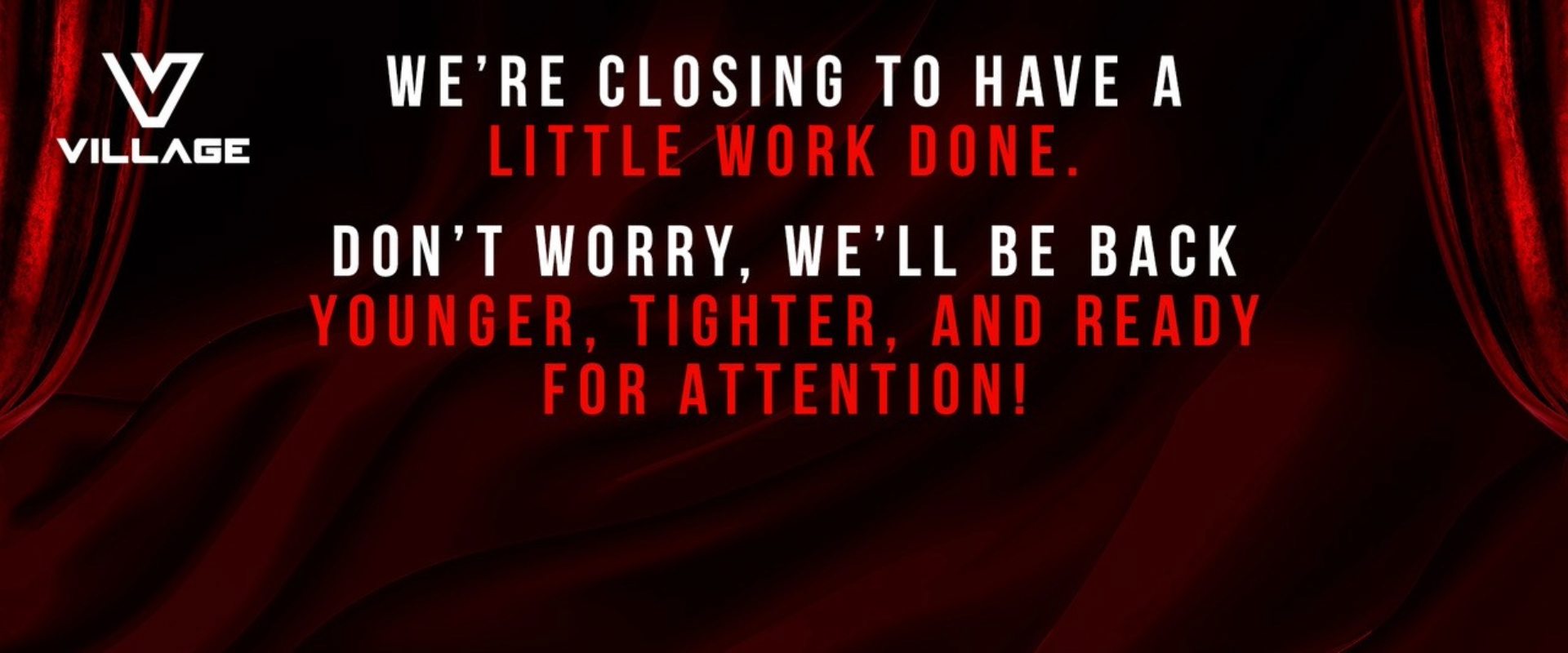 Updating our vibe. Be back soon!