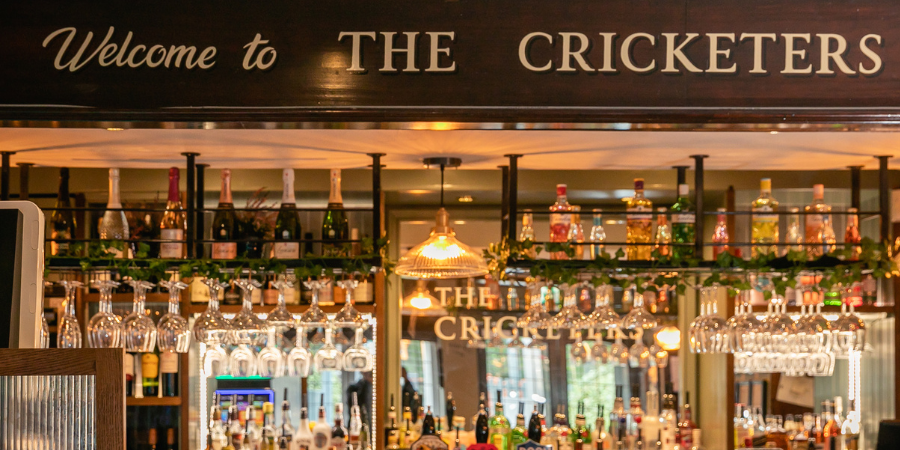 Interior of Cricketers Row Town