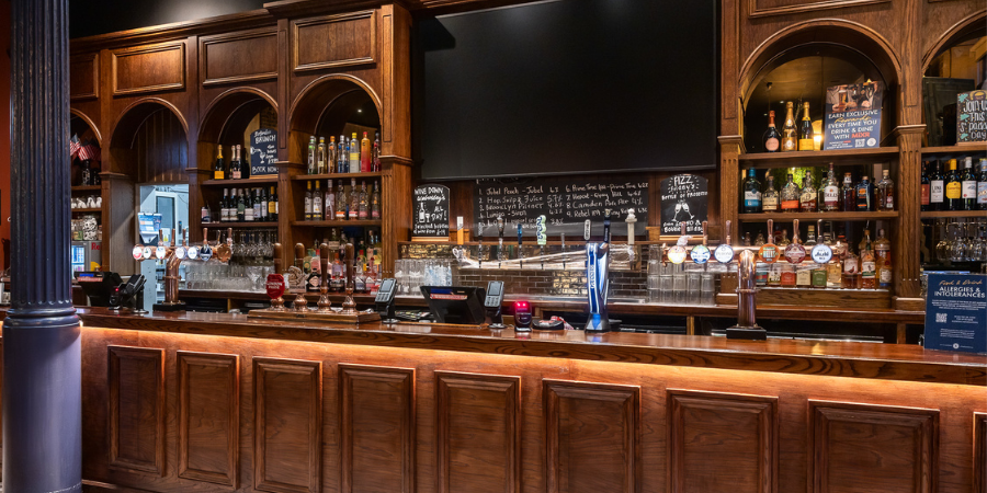 Interior of The Bridge Tap London