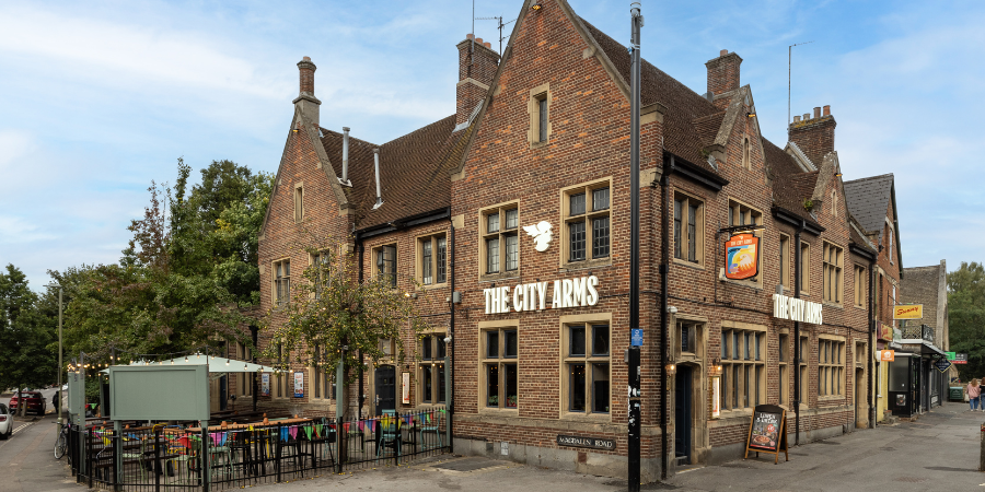 Exterior of City Arms, Oxford