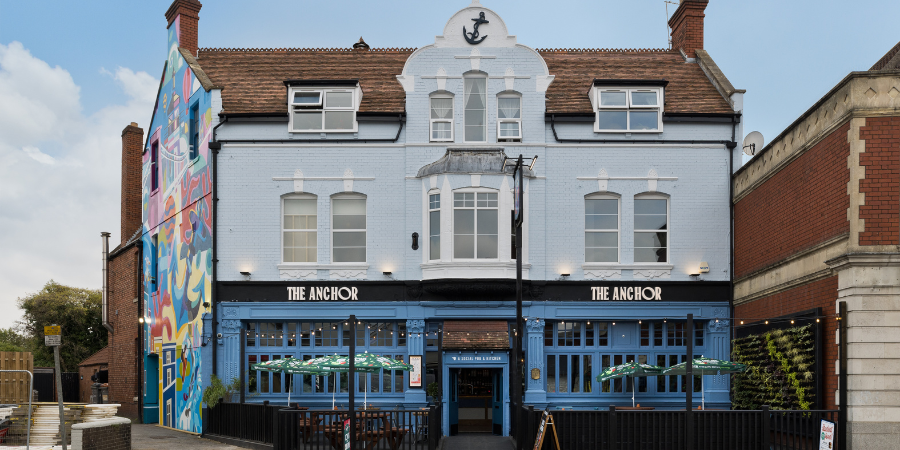 Exterior of The Anchor, Bristol