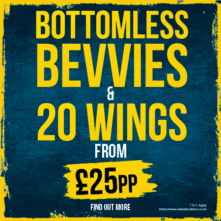 Bottomless Bevvies and Wings