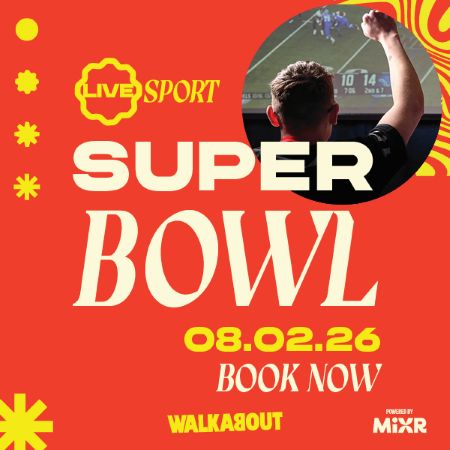 Watch the super bowl at Walkabout Blackpool