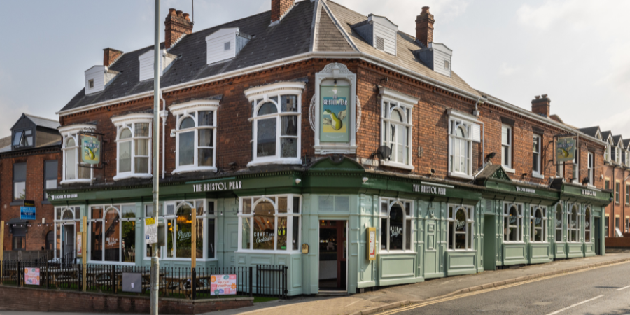 Exterior of Bristol Pear Pub