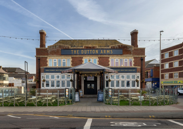 Beer Garden at Duttons Arms Blackpool