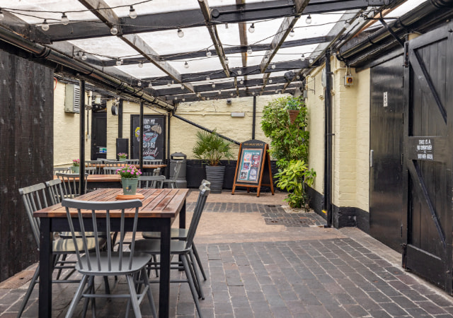 Beer Garden at Great Stone Inn Birmingham