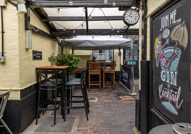 Beer Garden at Great Stone Inn Birmingham