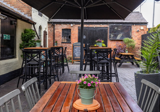 Beer Garden at Great Stone Inn Birmingham