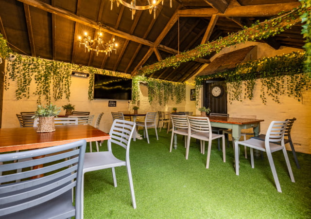 Beer Garden at Great Stone Inn Birmingham