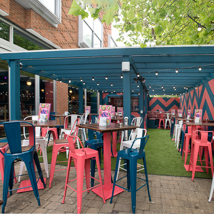 beer garden in Slug And Lettuce Solihull