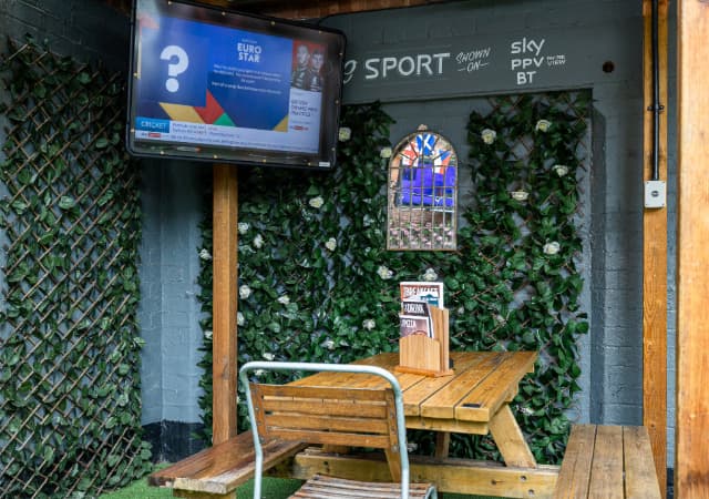 Beer Garden at The Old Library Leamington Spa