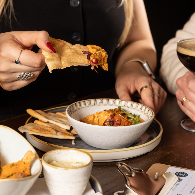 Small Plates in Beer Garden at Tattershall Castle Whitehall
