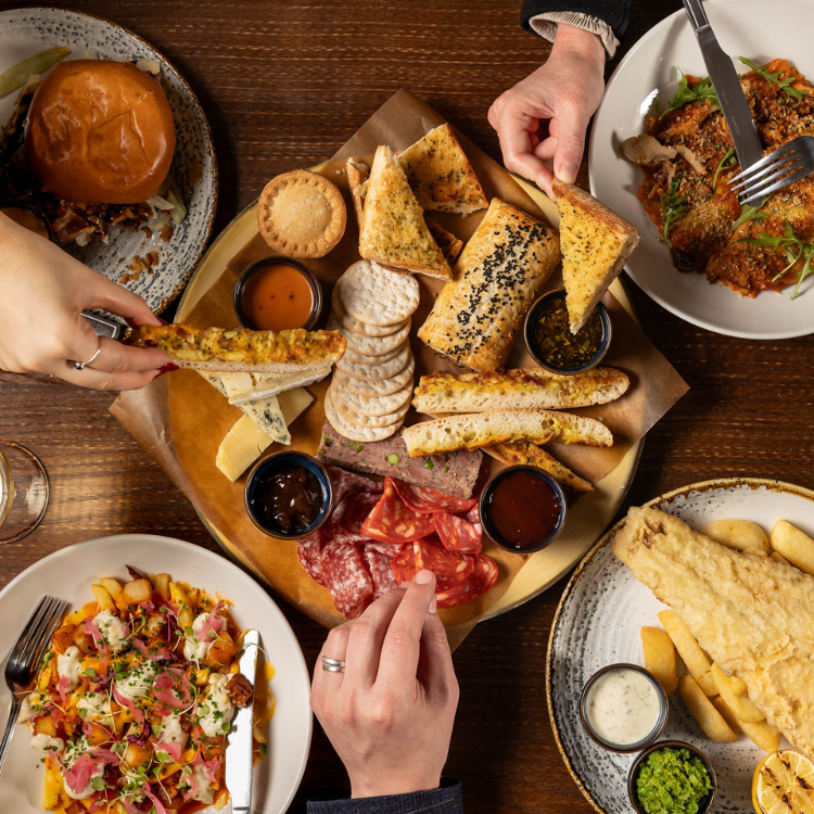 Sharing Boards at Tattershall Castle Whitehall