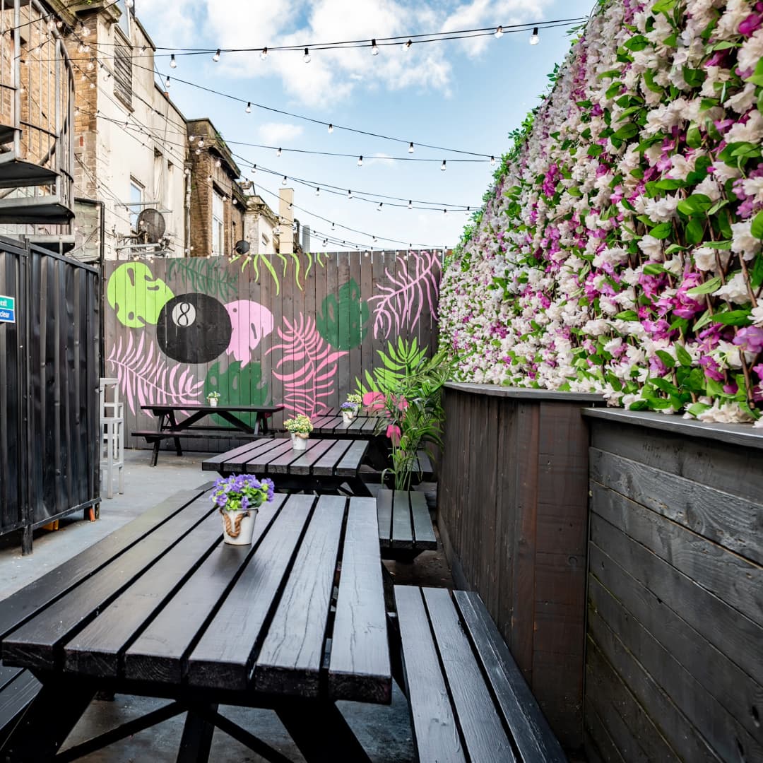 Felson's Bournemouth pub beer garden