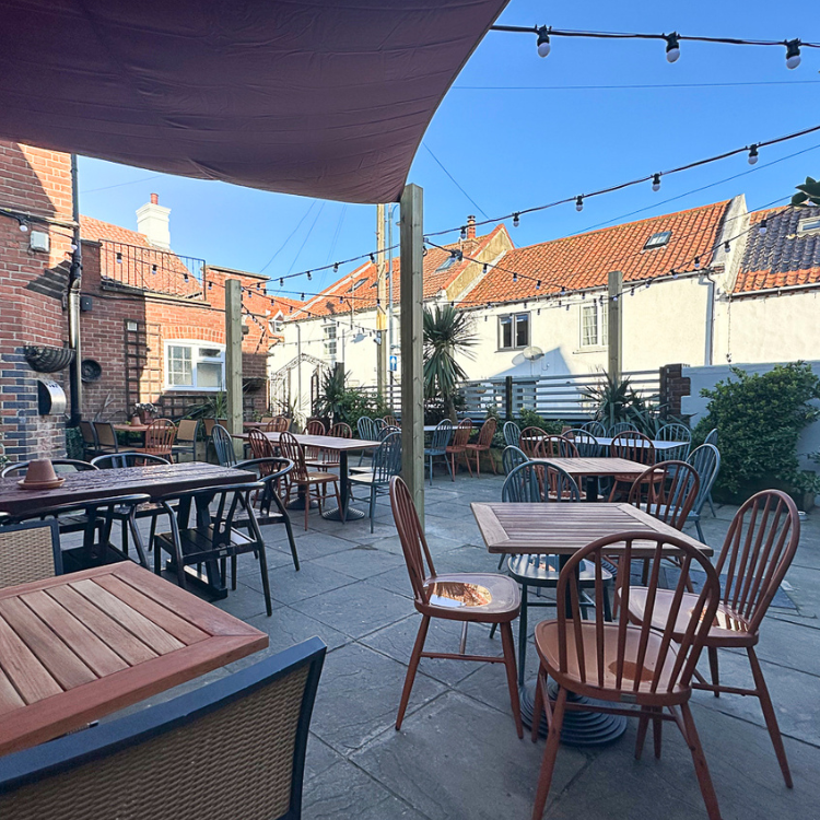Beer Garden at Lobster Sheringham Beer Garden at Lobster Sheringham