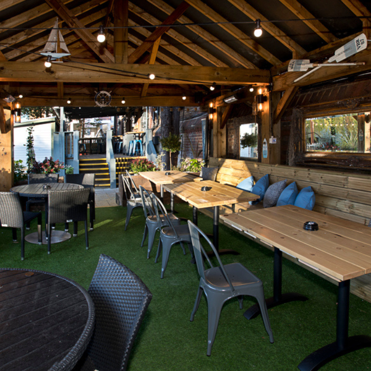 Pub Garden at The Waterside Inn Ware