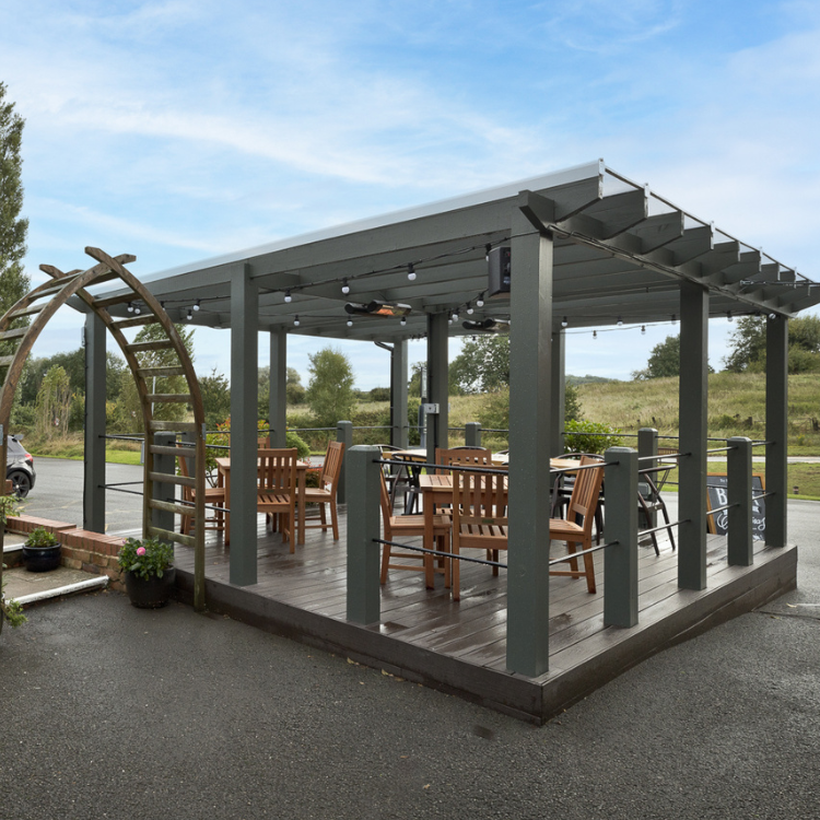 Beer Garden in Leamington Spa