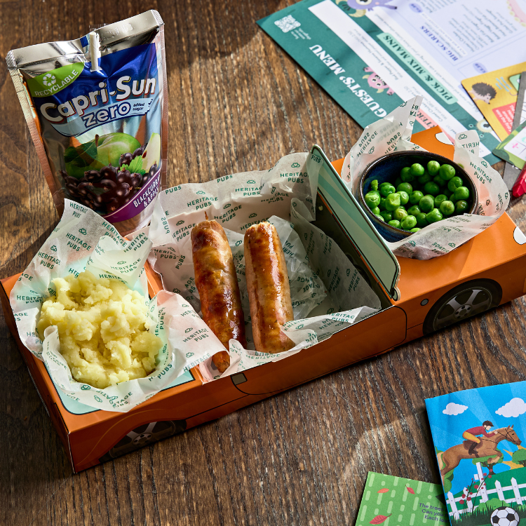 Sausage and Mash for Young Guests at Heritage Pubs