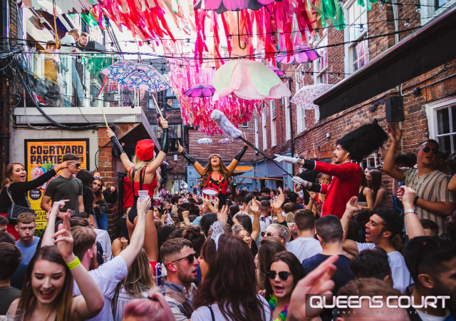Queen's Court & Pride Courtyard Parties