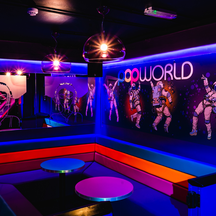 PRIVATE HIRE AREA AT Popworld Cheltenham PRIVATE HIRE AREA AT Popworld Cheltenham