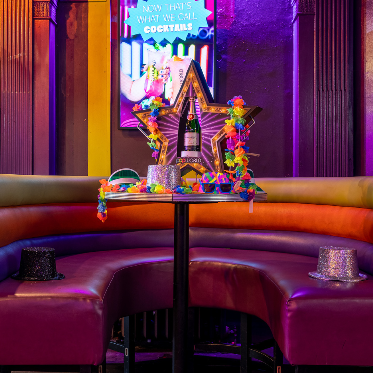 PRIVATE HIRE AREA AT Popworld Derby