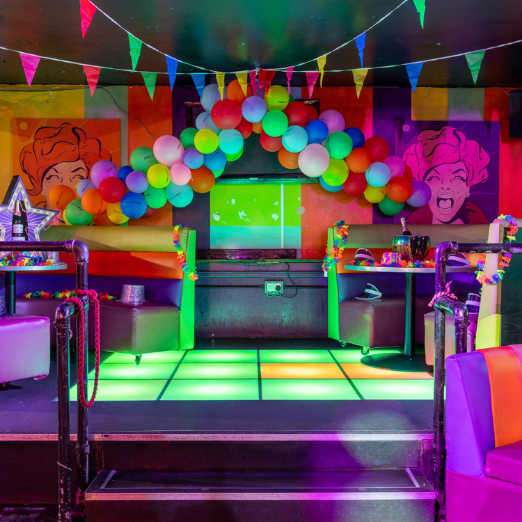 PRIVATE HIRE AREA AT Popworld Derby