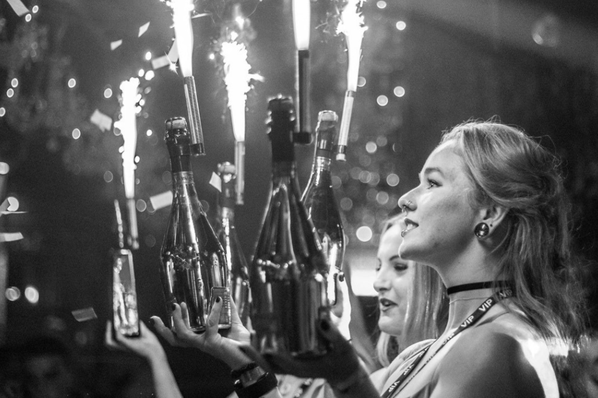 Bottle packages at Retro Bars