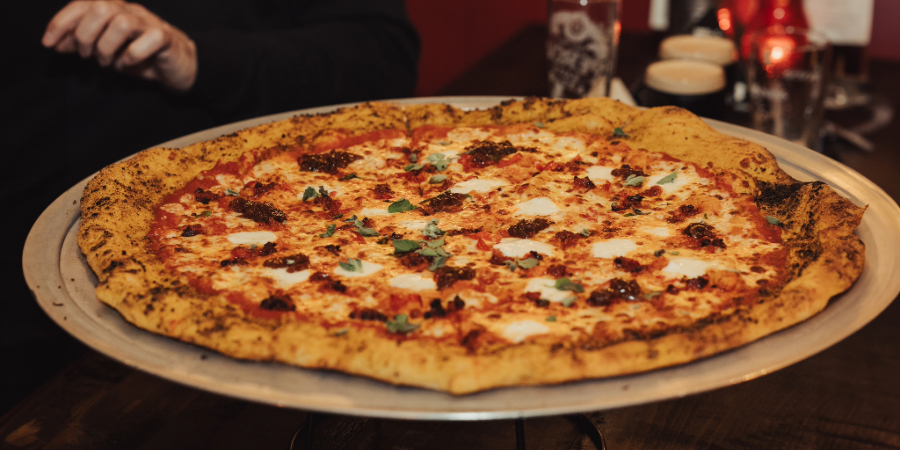 XL pizzas at Rita's Leeds