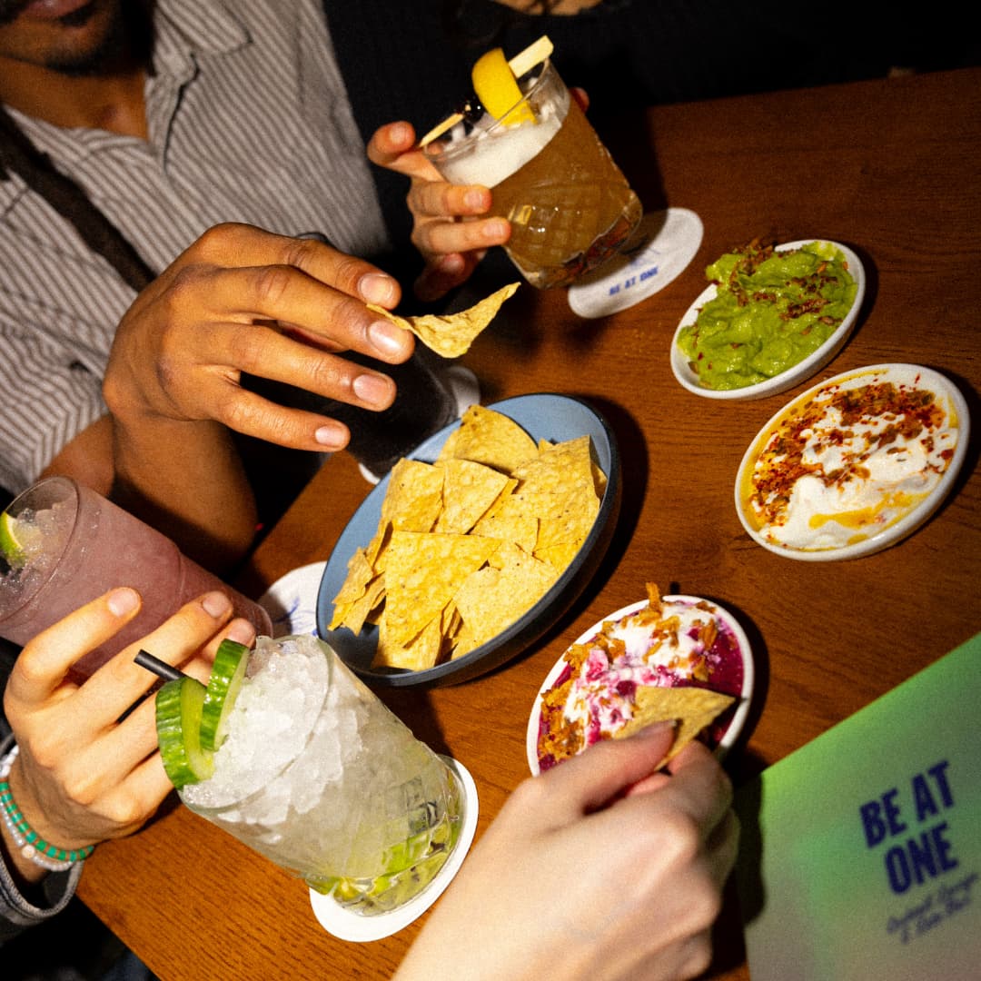 Chips & Dips at Be At One Piccadilly