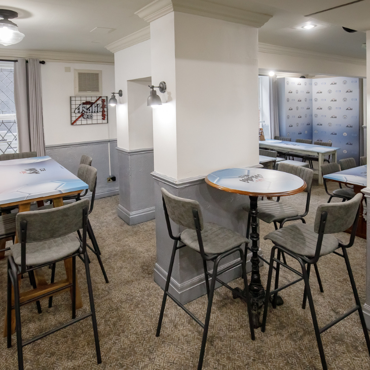 hight tables and seating