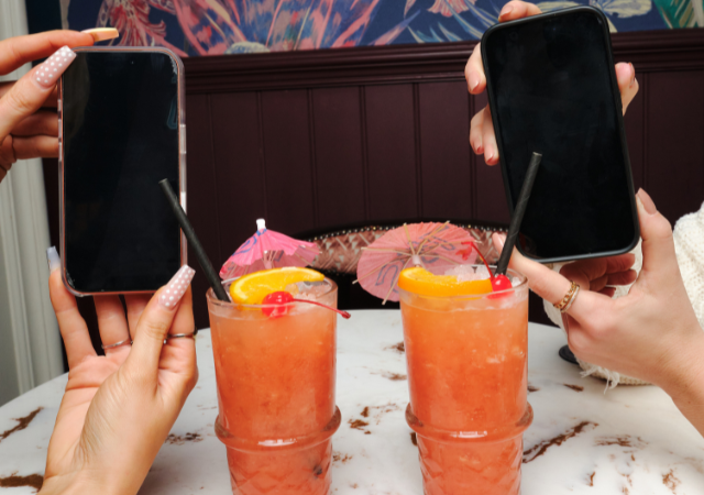 Girl dinner & drinks