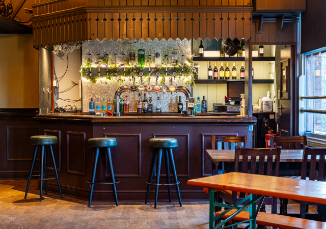 Function room bar at Station Sutton Coldfield